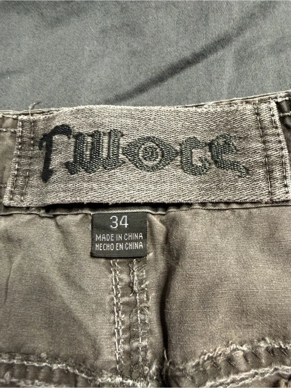 Men's Camo Cargo Shorts - Gray Woodland